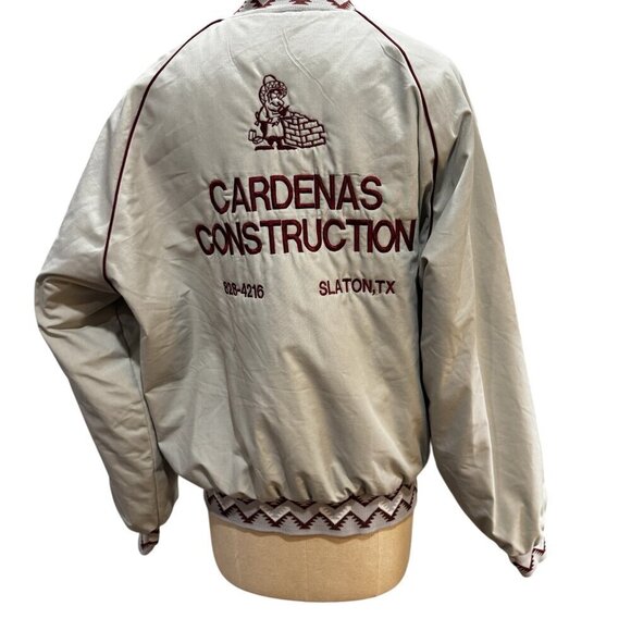Vintage Cardenas Construction Work Jacket | 1980s Texas | Size Large - Picture 5 of 5